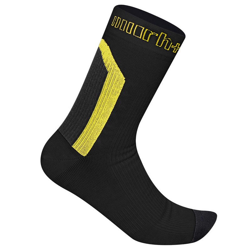 Rh+ AirX 15 Socks - Black Yellow Fluo