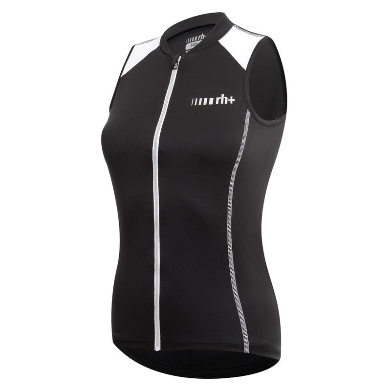 Rh+ Spirit Woman S/L Jersey - Black White