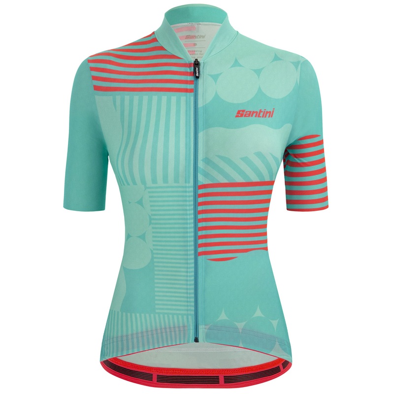 Santini Giada Optic woman jersey - Light blue