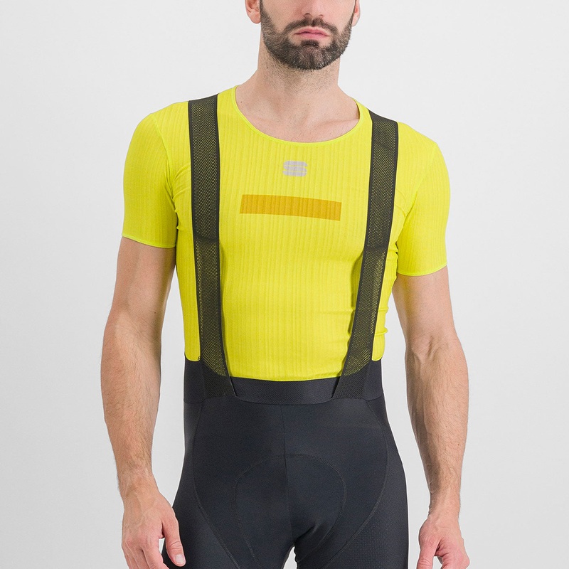 Sportful Pro Baselayer tee - Yellow