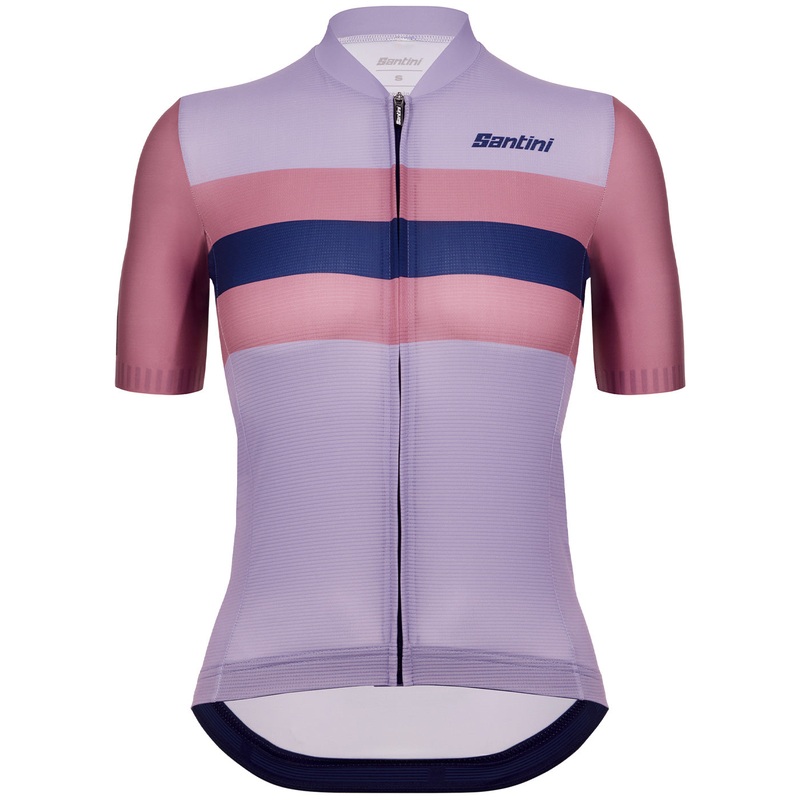 Women's jersey Santini Eco Sleek Bengal - Purple Pink
