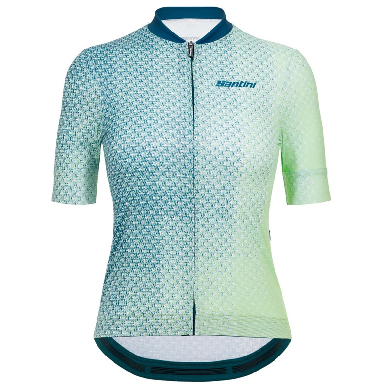 Women's jersey Santini Paws Shape - Green