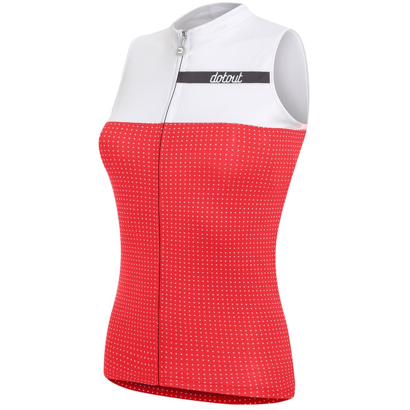 Jersey S/L Woman DotOut Dots 15 - Red