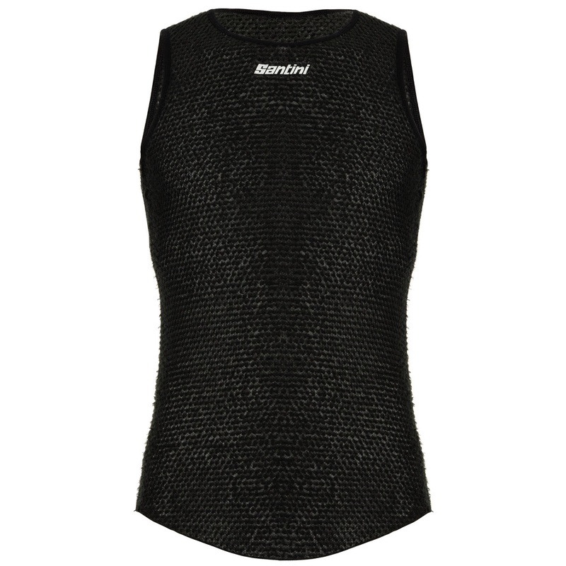 Santini Alpha sleeveless base layer - Black