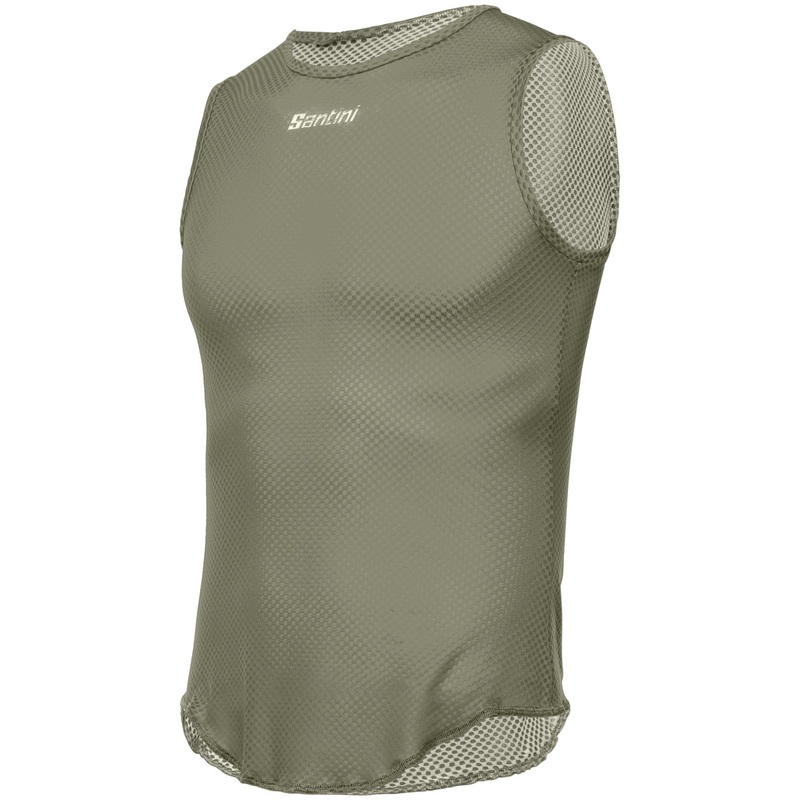 Santini Lieve sleeveless base layer - Green