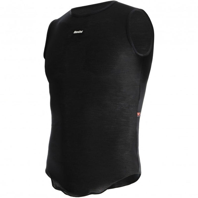 Santini Primaloft Dry sleeveless base layer - Black