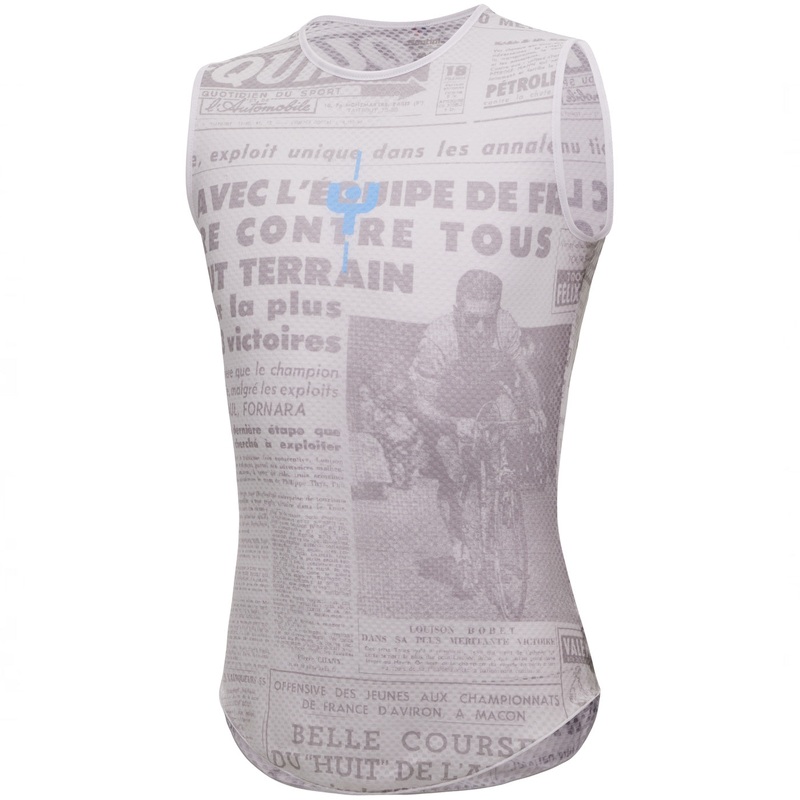 Santini Tour de France Maillot Jaune sleeveless base layer - Mont Ventoux
