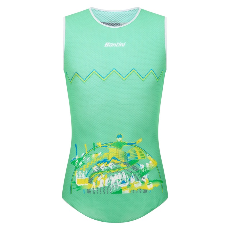 Santini UCI World Championship Rwanda 2025 sleeveless base layer - Kigali
