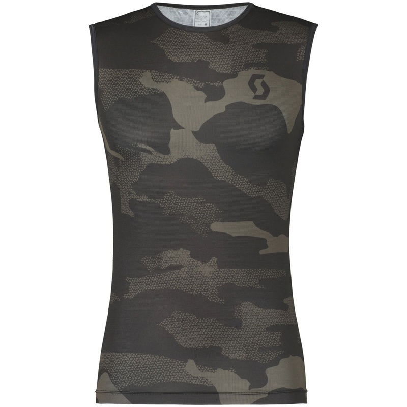 Scott Carbon sleeveless base layer - Black grey
