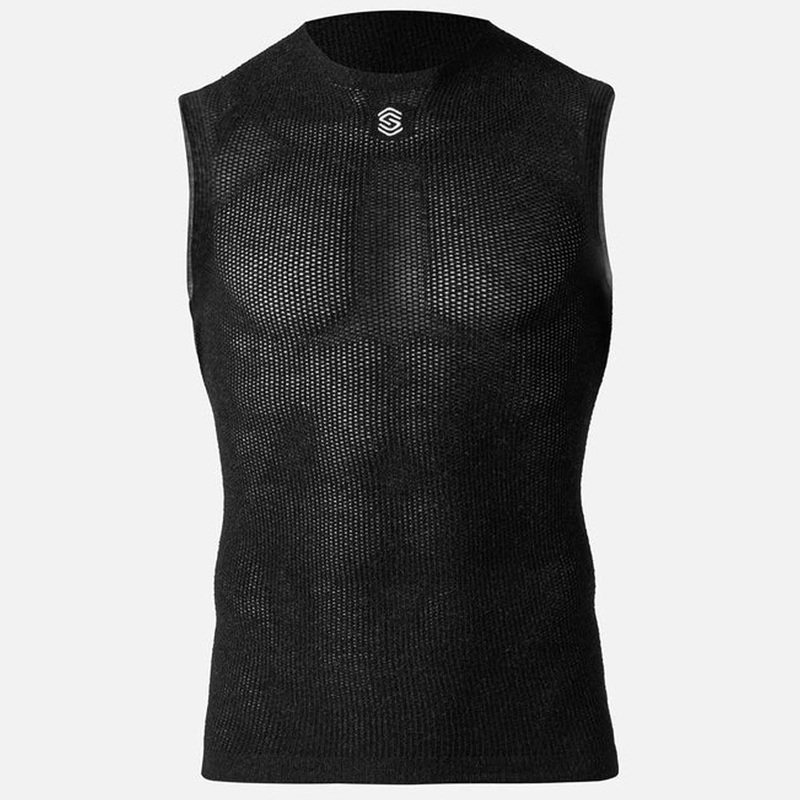 Silverskin Primo Thermo Dry Pro sleeveless base layer - Black