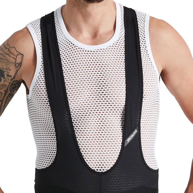 Specialized Seamless Comp sleeveless base layer - White