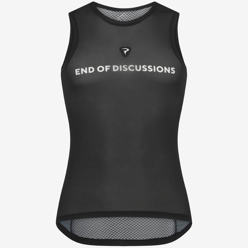 Pinarello End of Discussion sleeveless base layer - Black