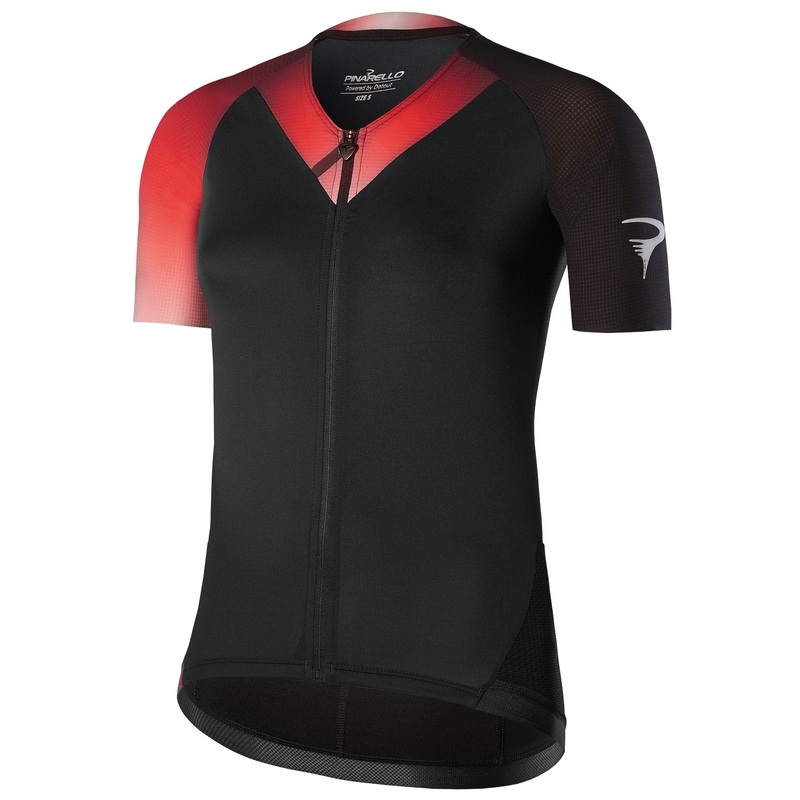 Pinarello Pro Think Asymmetric women jersey - Black