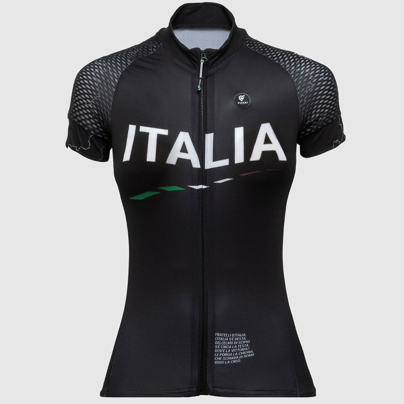 Pissei Sanremo Italy women jersey - Black