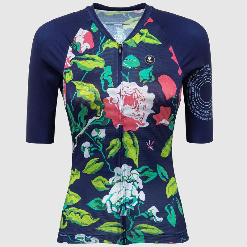 Pissei Tempo Surrial women jersey - Flowers