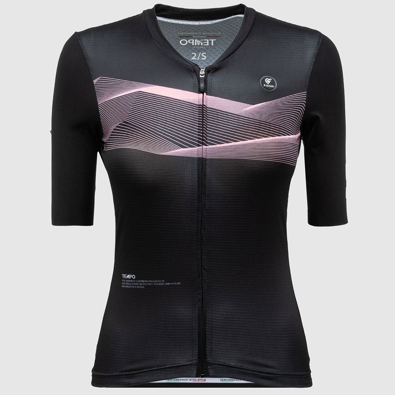 Pissei Tempo women jersey - Black pink