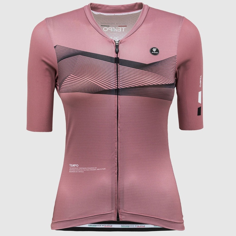 Pissei Tempo women jersey - Dark pink