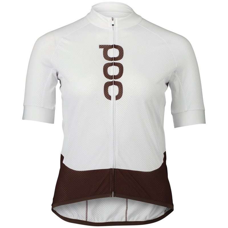Poc Essential Road Logo women jersey - White brown
