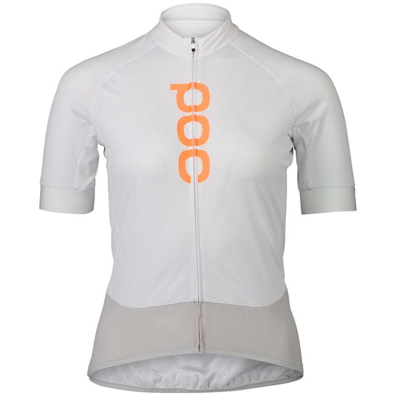 Poc Essential Road Logo women jersey - White grey