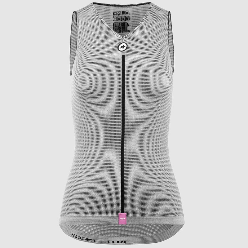 Assos 1/3 NS Skin Layer P1 woman sleeveless underwear jersey - Gray