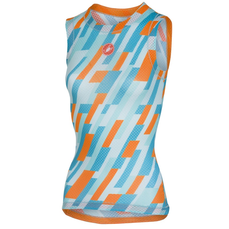Castelli Pro Mesh woman sleeveless base layer - Orange