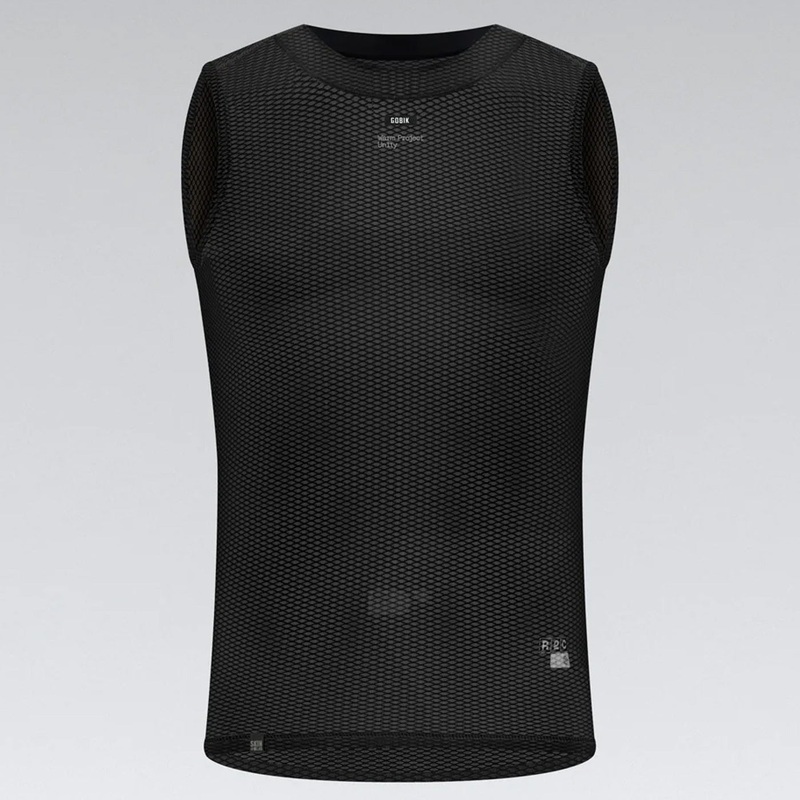 Gobik Second Skin Moonless Sleeveless Underwear Jersey - Black