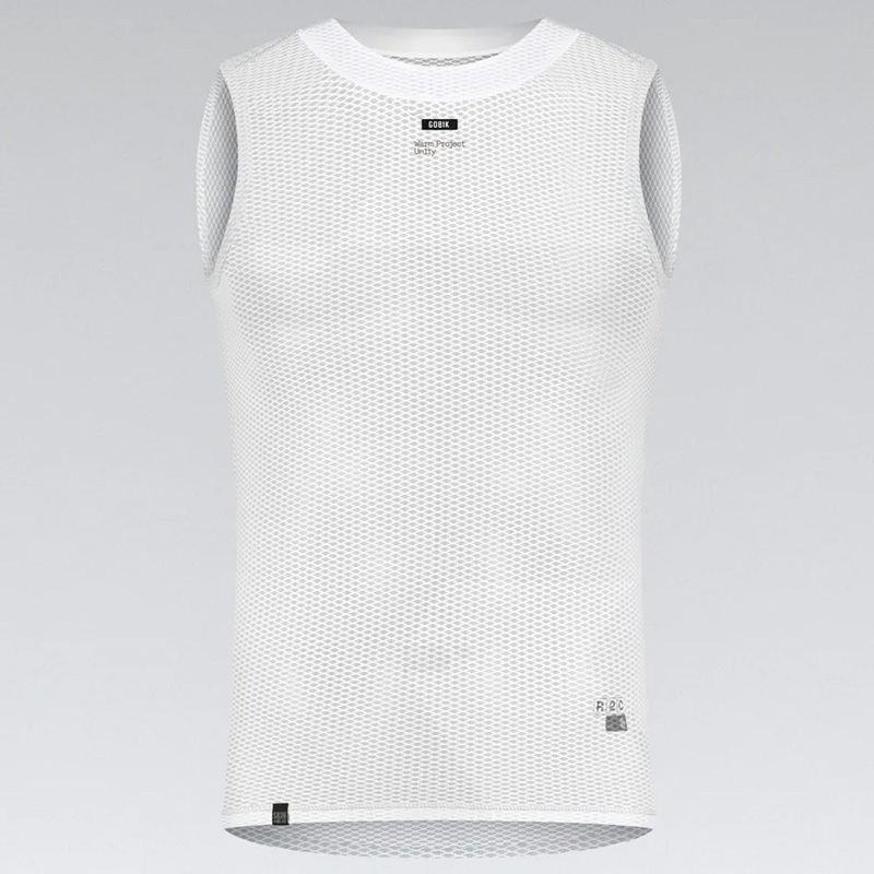 Gobik Second Skin Salt Sleeveless Underwear Jersey - White