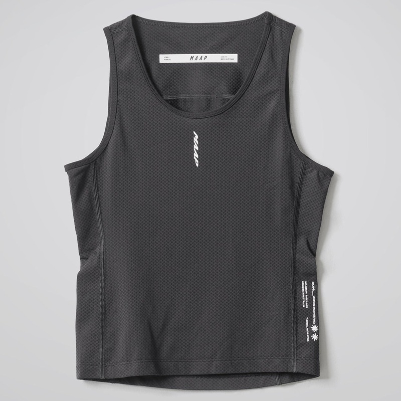Maap Team Mesh woman sleeveless base layer - Black
