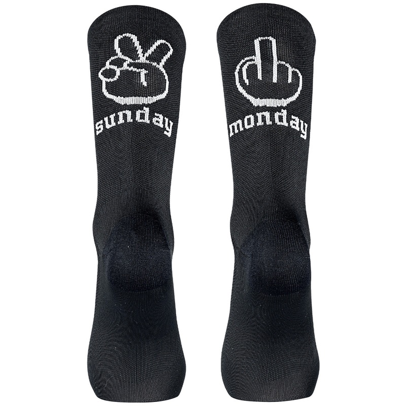 Northwave Sunday Monday socks - Black white