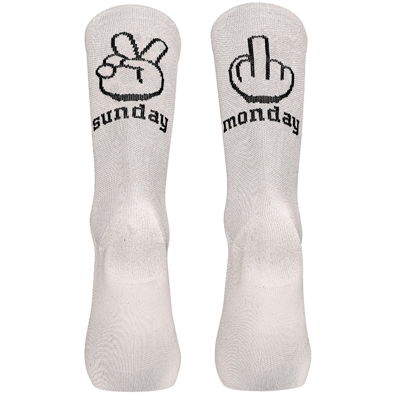 Northwave Sunday Monday socks - White black
