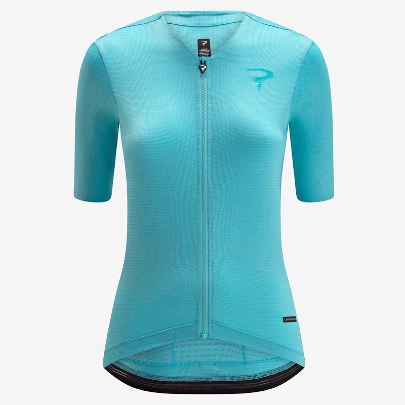 Pinarello F9 women jersey - Light blue