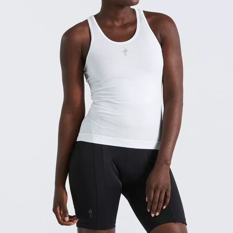 Specialized Seamless Light woman sleeveless base layer - White