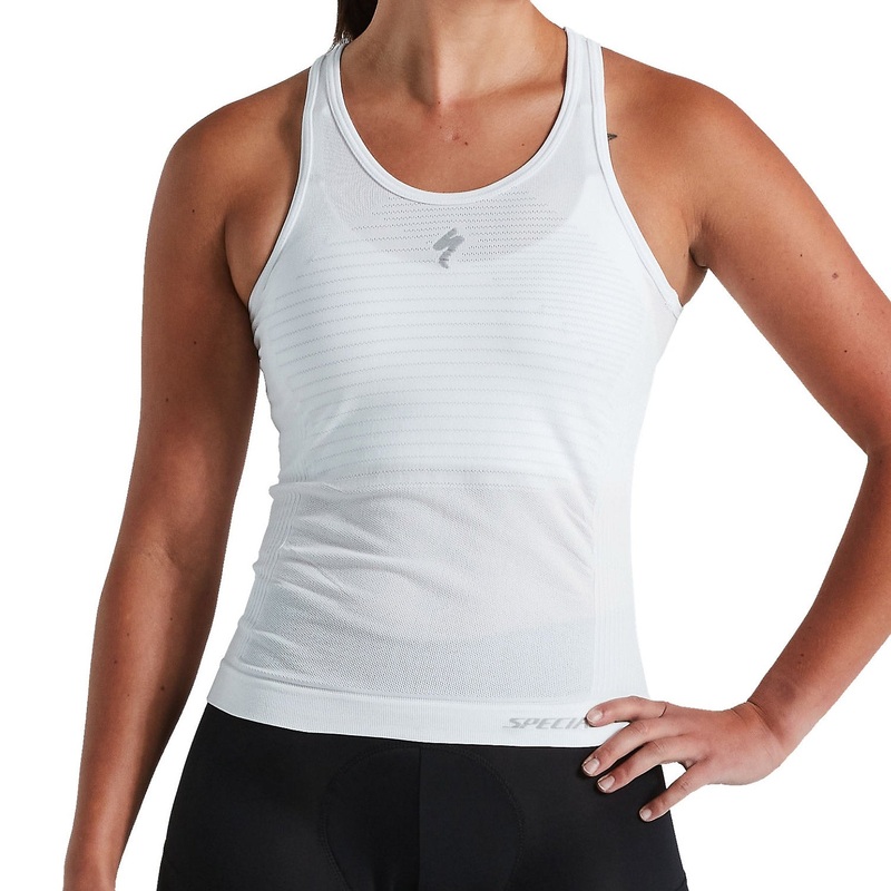 Specialized Seamless Pro woman sleeveless base layer - White