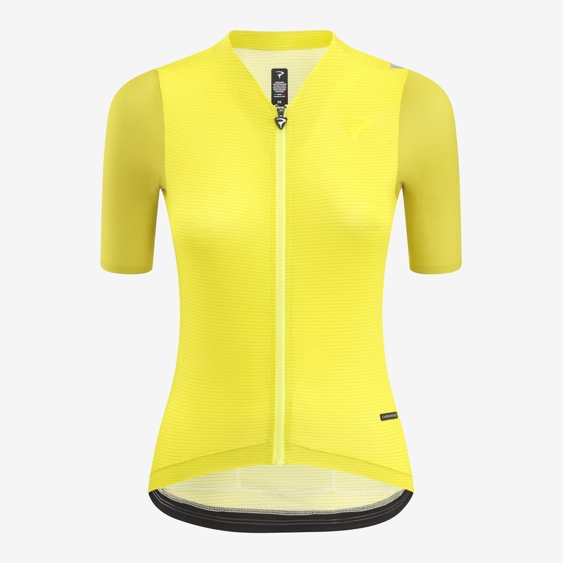 Women Jersey Pinarello F9 - Yellow