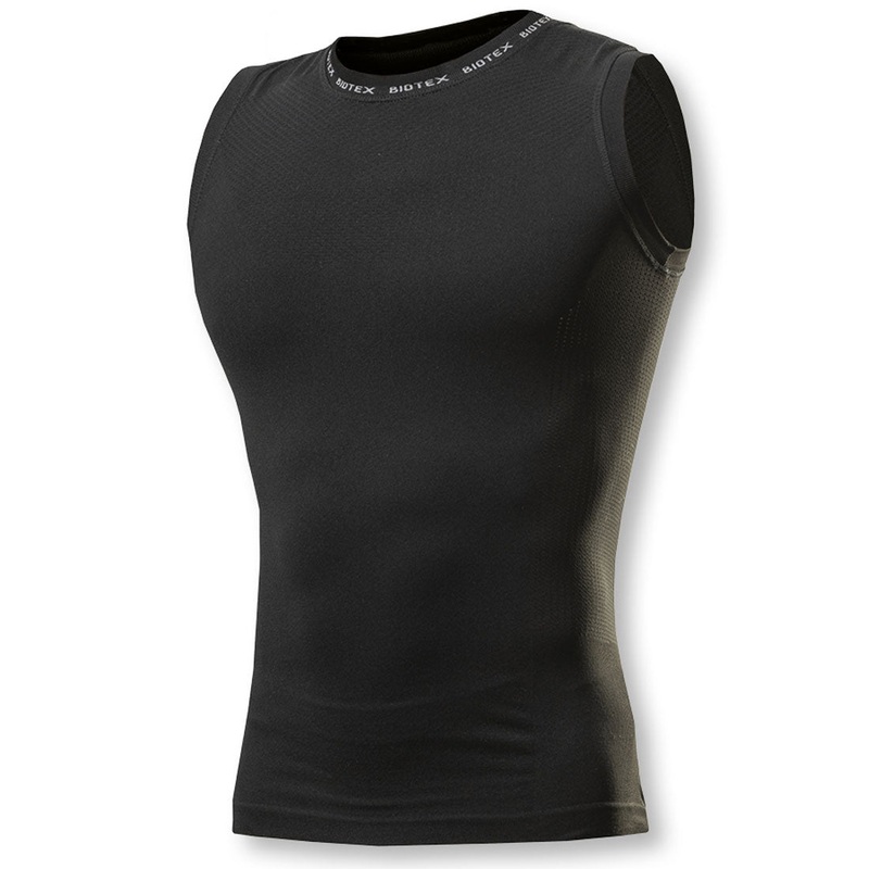 Biotex Fresh sleeveless underwear jersey - Black