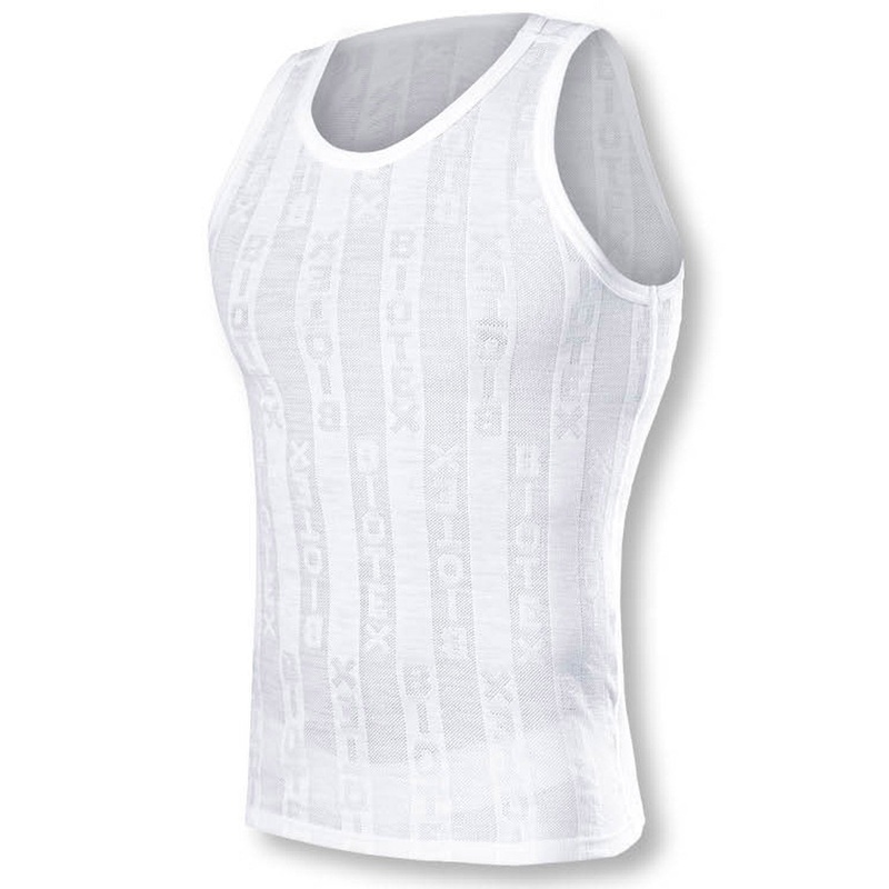 Biotex Microrete J kid's sleeveless base layer - White