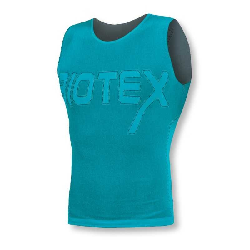 Biotex Reverse sleeveless base layer - Light blue