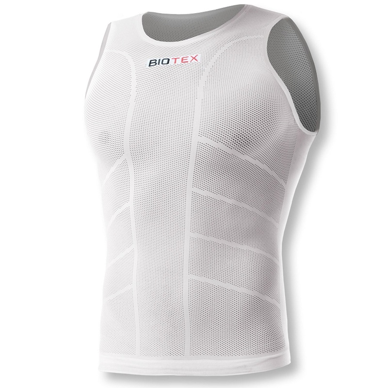 Biotex Sun sleeveless base layer - White