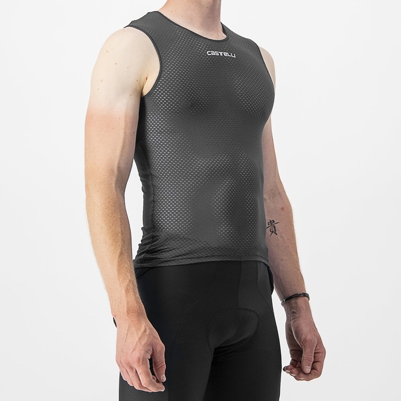 Castelli Pro Mesh 2.0 sleeveless base layer - Black