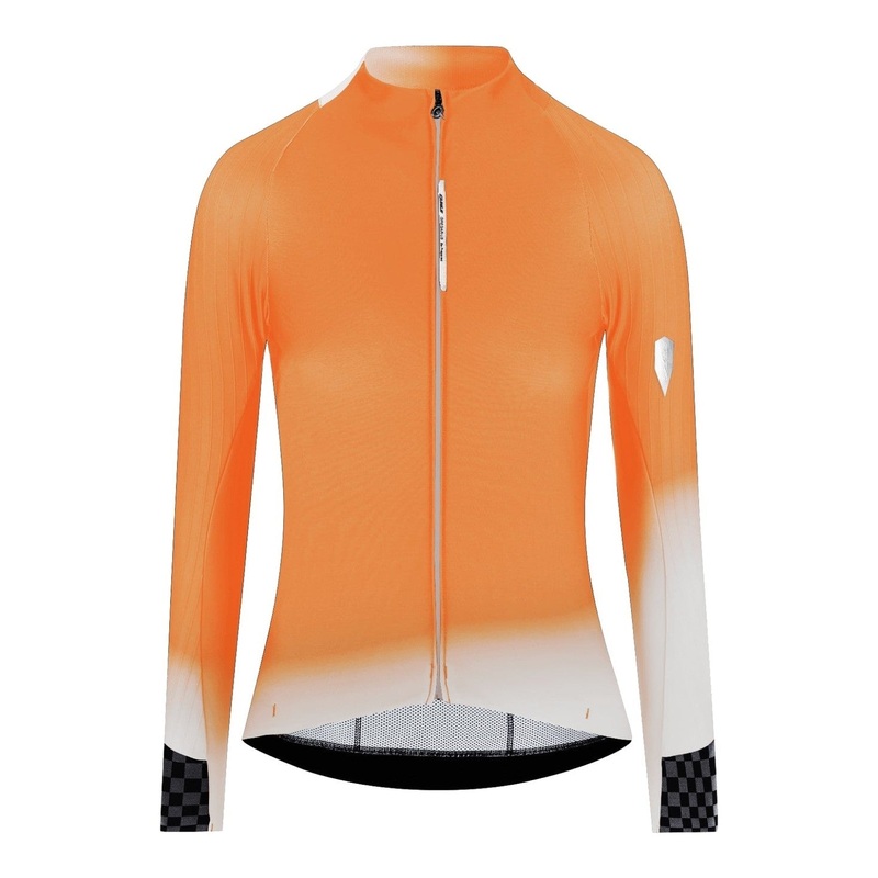 Q36.5 Gregarius Hybrid Collar Fade long sleeves women jersey - Orange