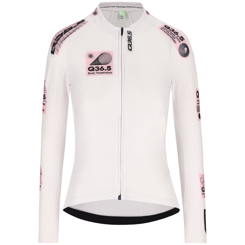 Q36.5 Gregarius Hybrid Light Retrofuture women long sleeves jersey - White