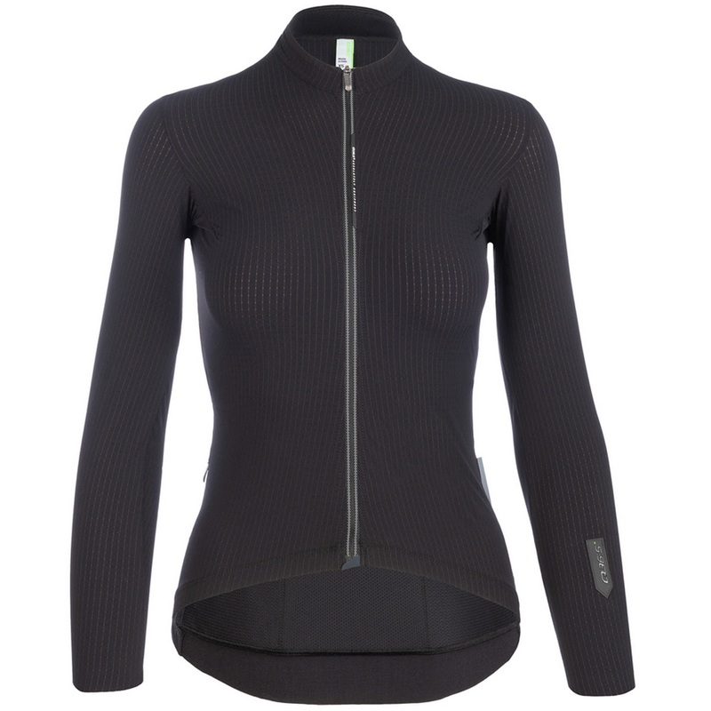 Q36.5 Pinstripe X woen long sleeve jersey - Black