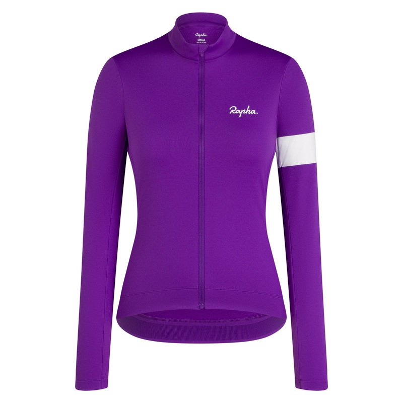 Rapha Core women long sleeve jersey - Purple white