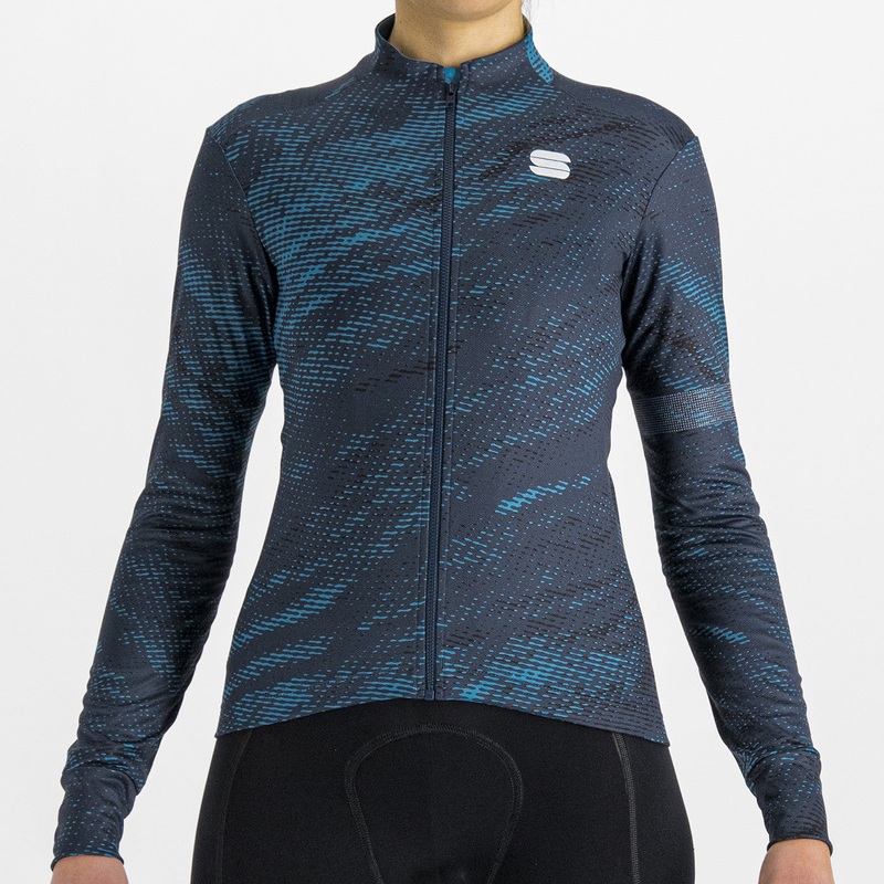 Sportful Cliff Supergiara women long sleeves jersey - Blue