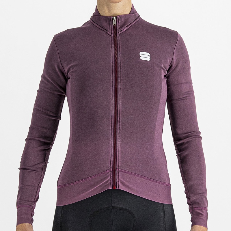 Sportful Monocrom long sleeves women jersey - Purple