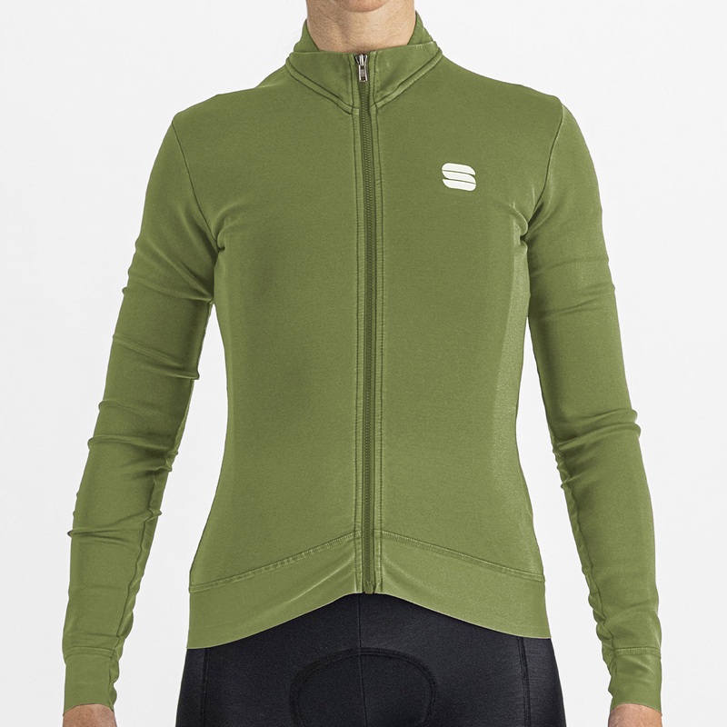 Sportful Monocrome long sleeves women jersey - Light Green