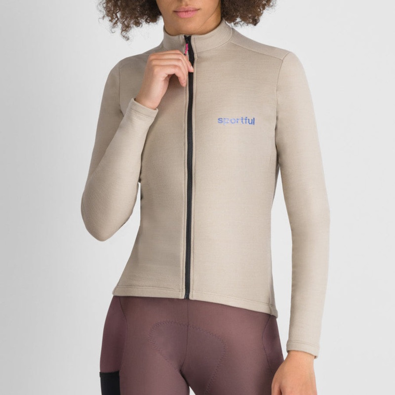 Sportful Supergiara Wool woman long sleeve jersey - Beige