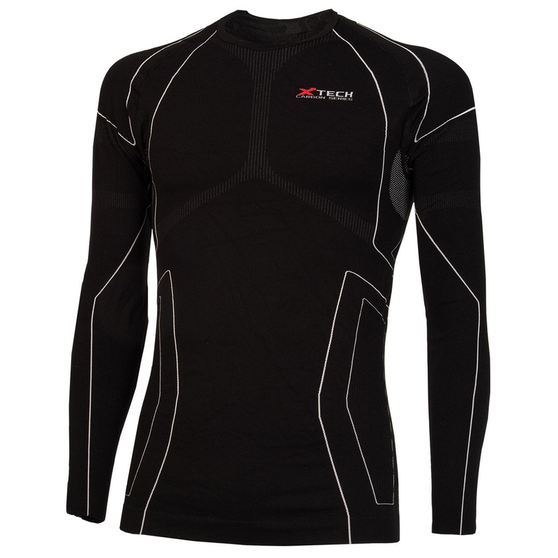 Xtech windproof XT257 long sleeves baselayer - Black