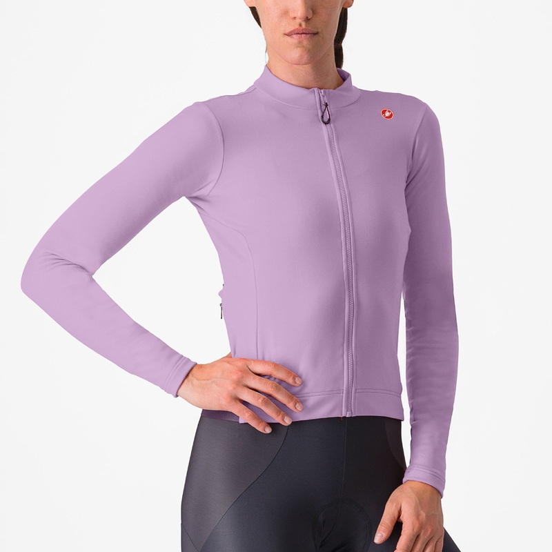 Castelli Espresso Thermal women long-sleeved jersey - Lilac