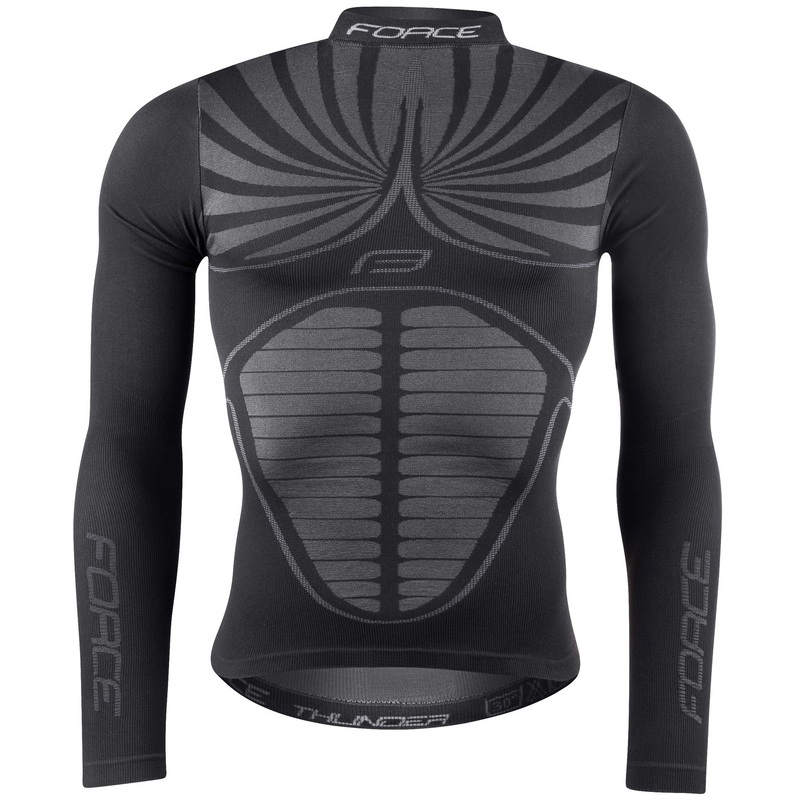 Force F Thunder long sleeve base layer - Black